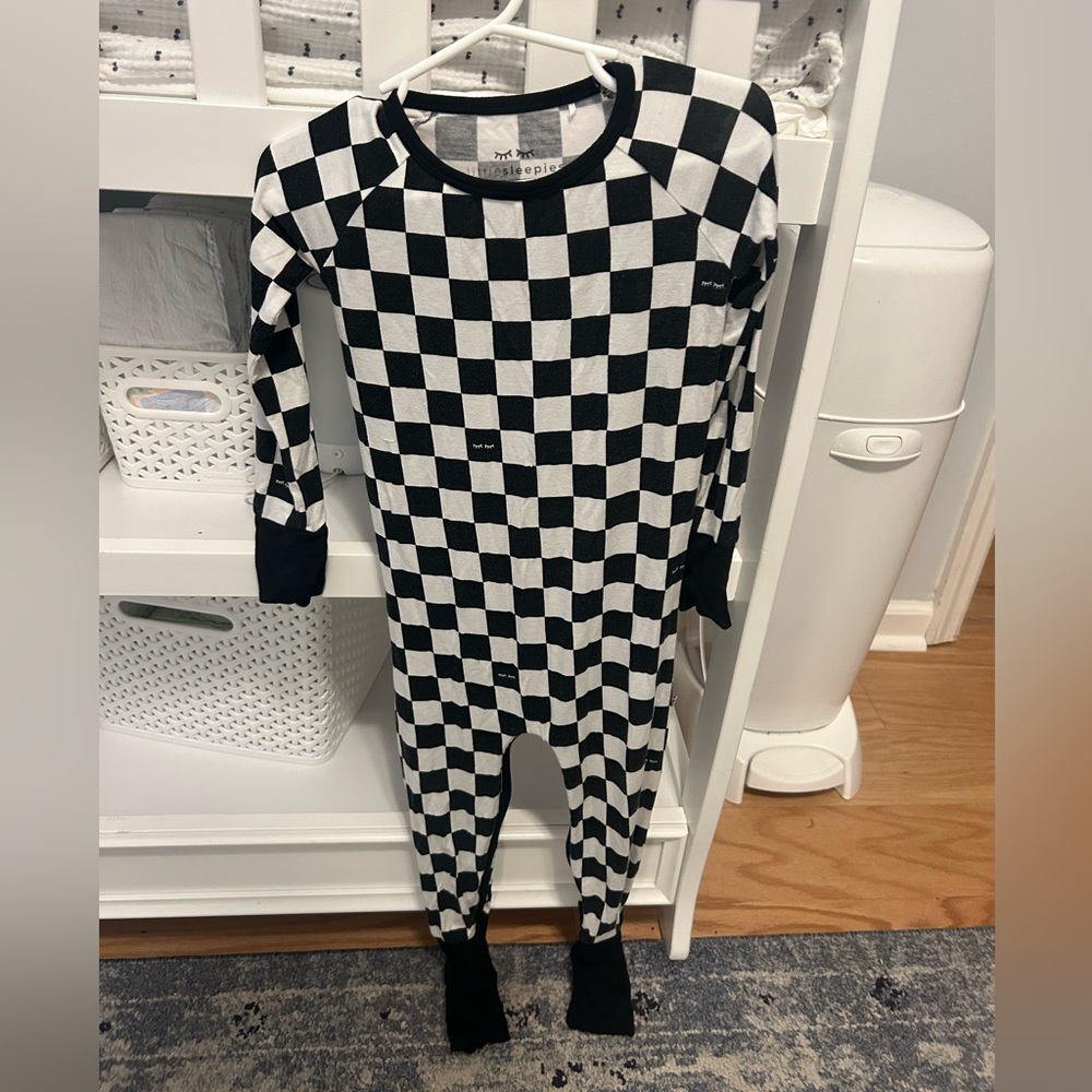 Little Sleepies Cool Checks Crescent Zippy